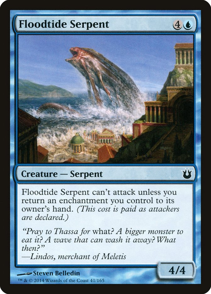 Card Scan of Floodtide Serpent | BNG