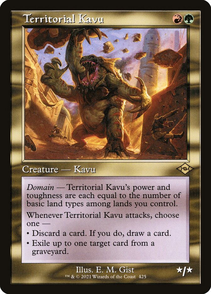 Territorial Kavu | MH2 (Old-Frame Retro)