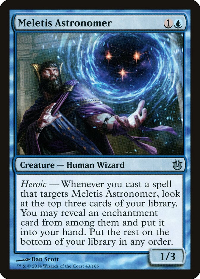 Card Scan of Meletis Astronomer | BNG
