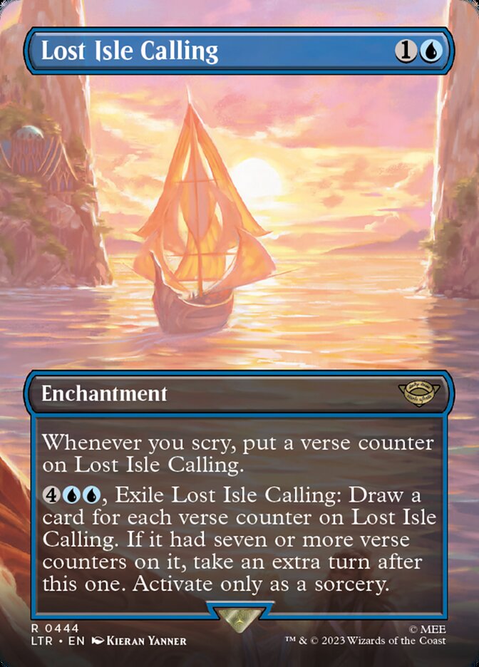 Card Scan of Lost Isle Calling | LTR (Showcase)