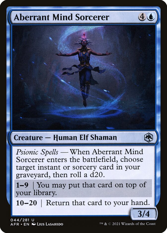 Card Scan of Aberrant Mind Sorcerer | AFR