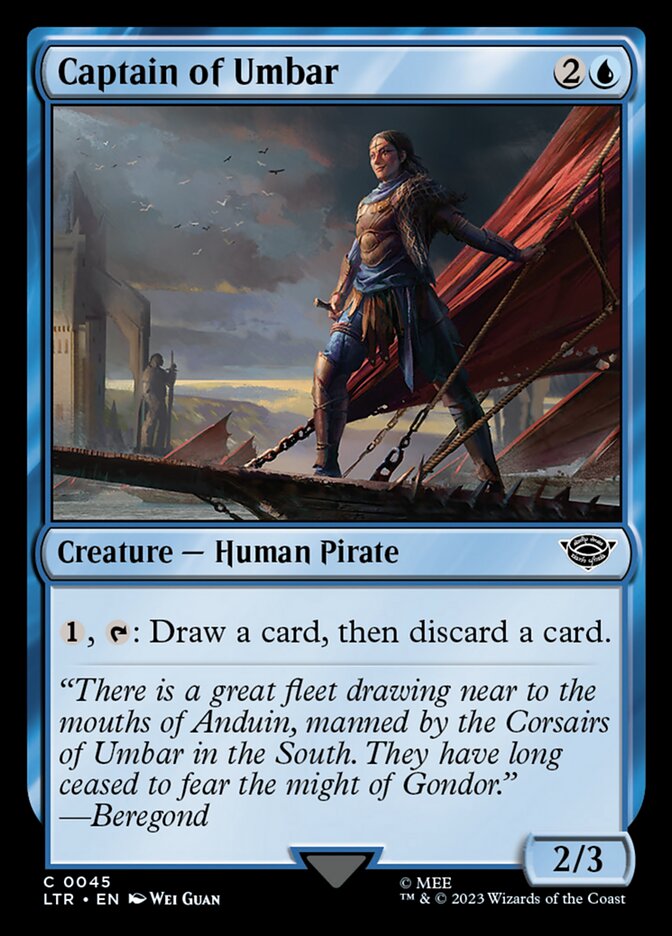 Card Scan of Captain of Umbar | LTR