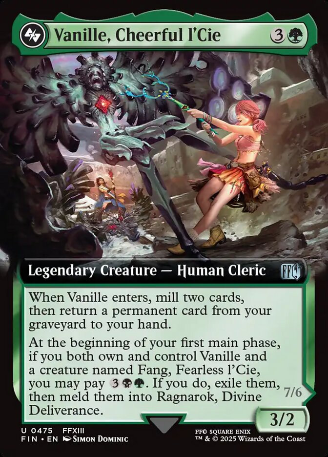 Vanille, Cheerful l'Cie // Ragnarok, Divine Deliverance | FIN (Extended Art)