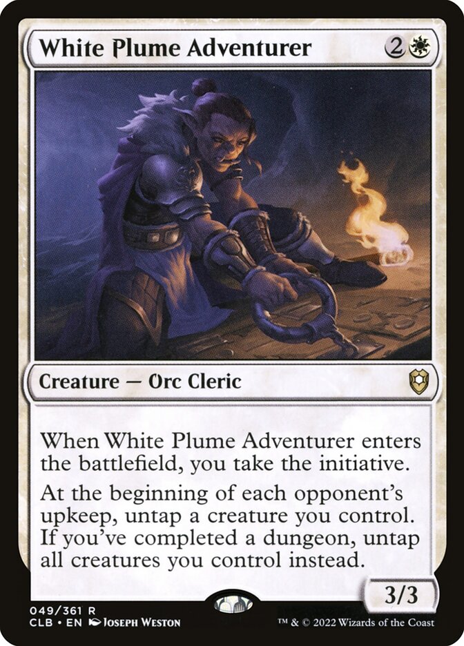 Card Scan of White Plume Adventurer | CLB