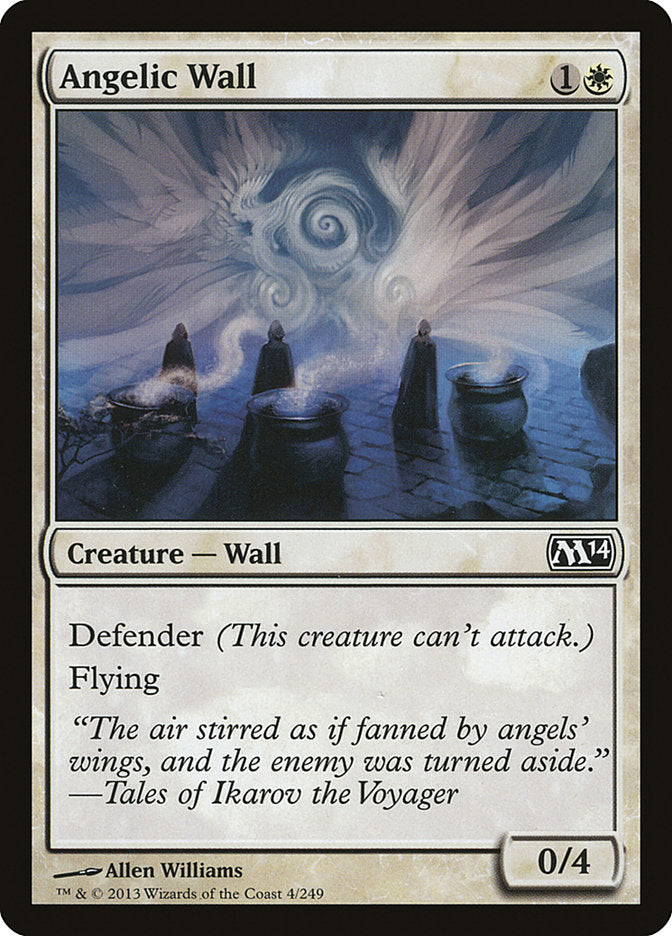 Card Scan of Angelic Wall | M14