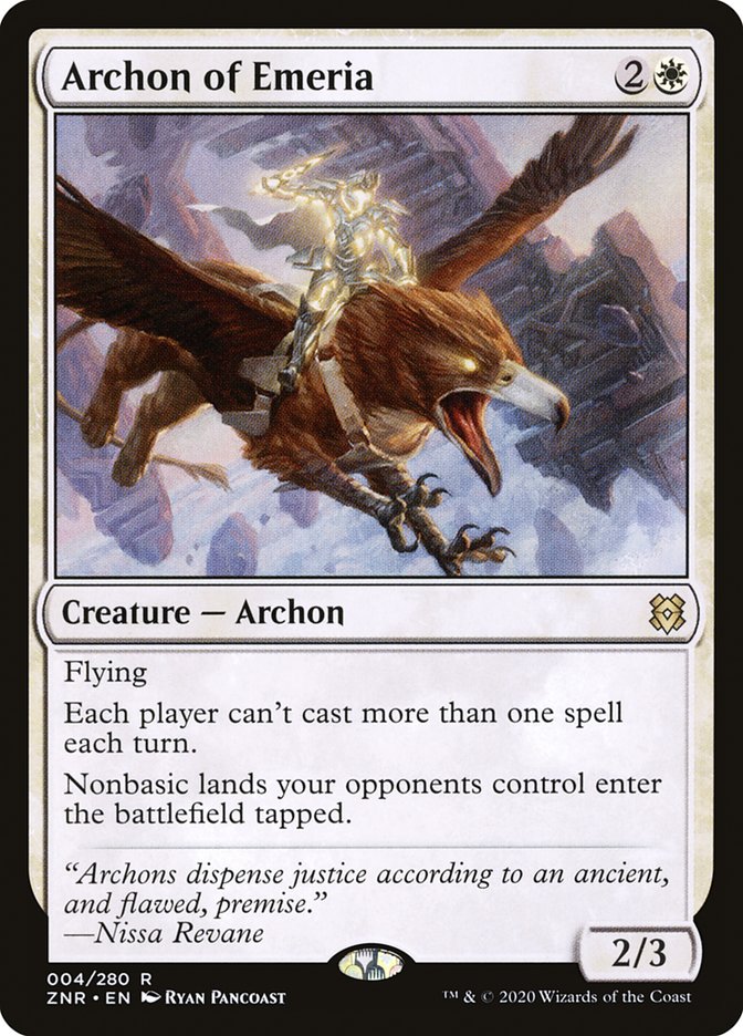 Card Scan of Archon of Emeria | ZNR