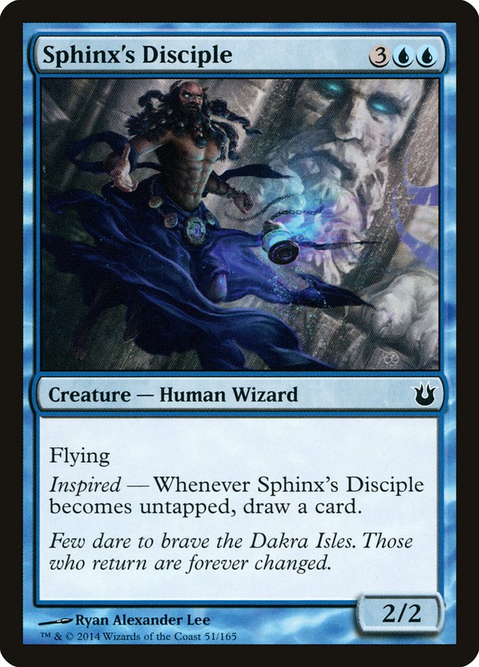 Card Scan of Sphinx's Disciple | BNG