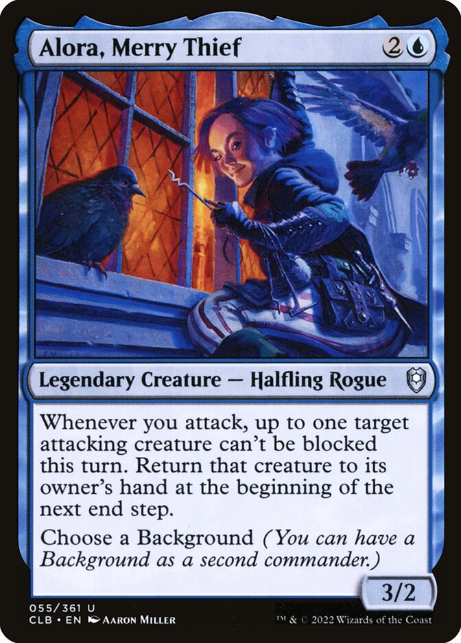 Card Scan of Alora, Merry Thief | CLB