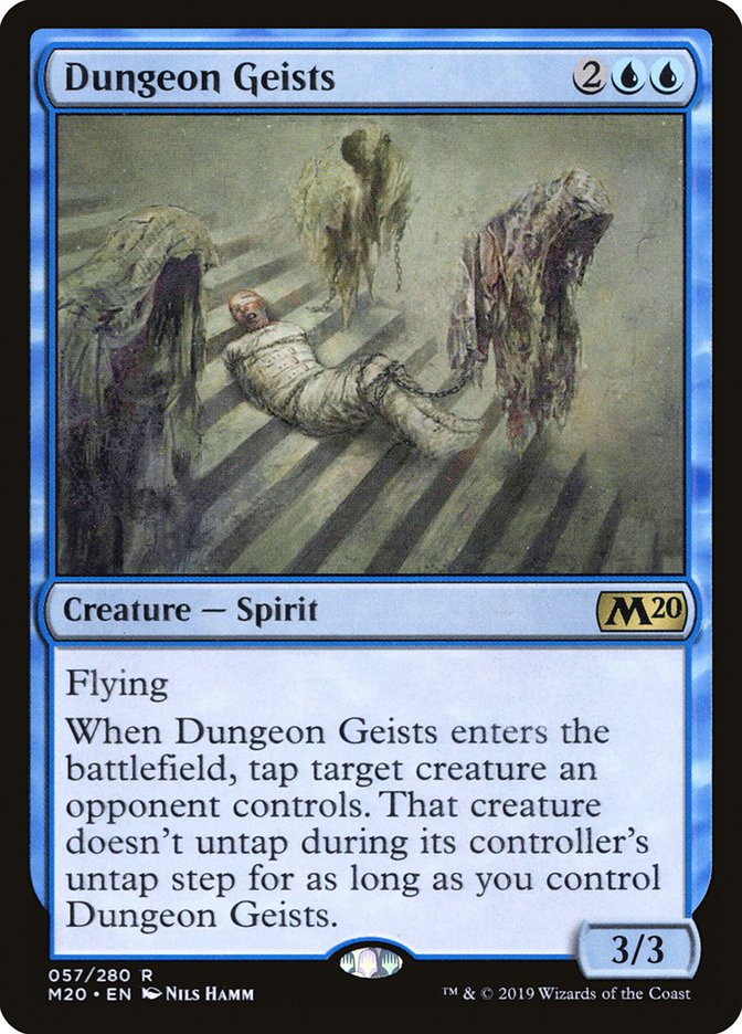 Card Scan of Dungeon Geists | M20
