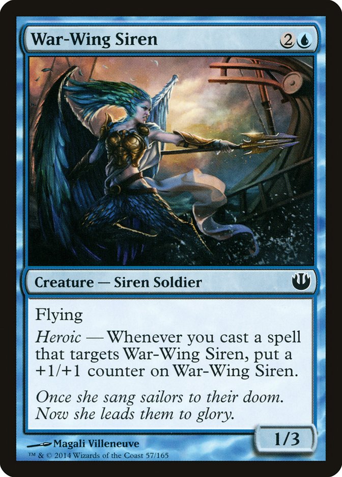 Card Scan of War-Wing Siren | JOU