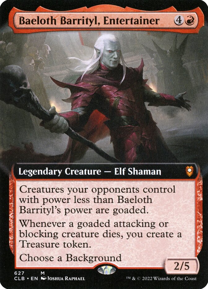 Baeloth Barrityl, Entertainer | CLB (Showcase)