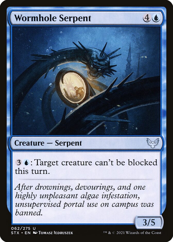 Card Scan of Wormhole Serpent | STX