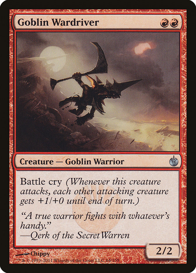 Card Scan of Goblin Wardriver | MBS