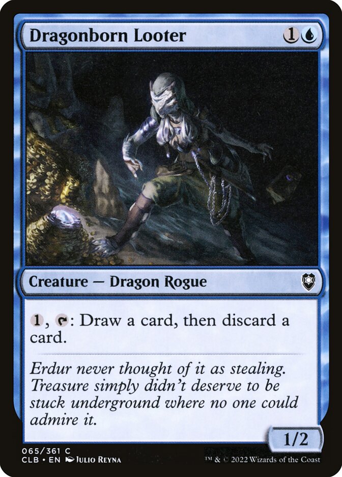 Card Scan of Dragonborn Looter | CLB