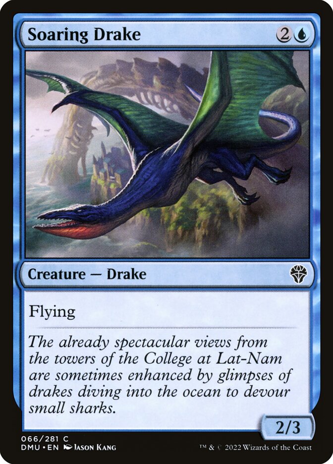 Card Scan of Soaring Drake | DMU