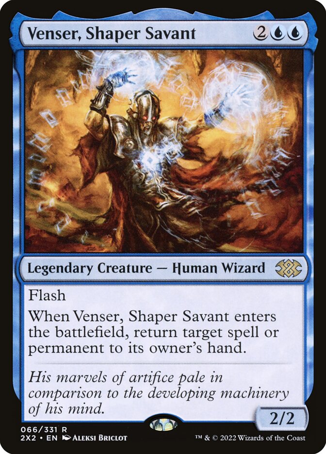 Card Scan of Venser, Shaper Savant | 2X2
