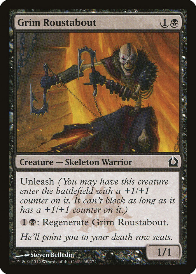 Card Scan of Grim Roustabout | RTR