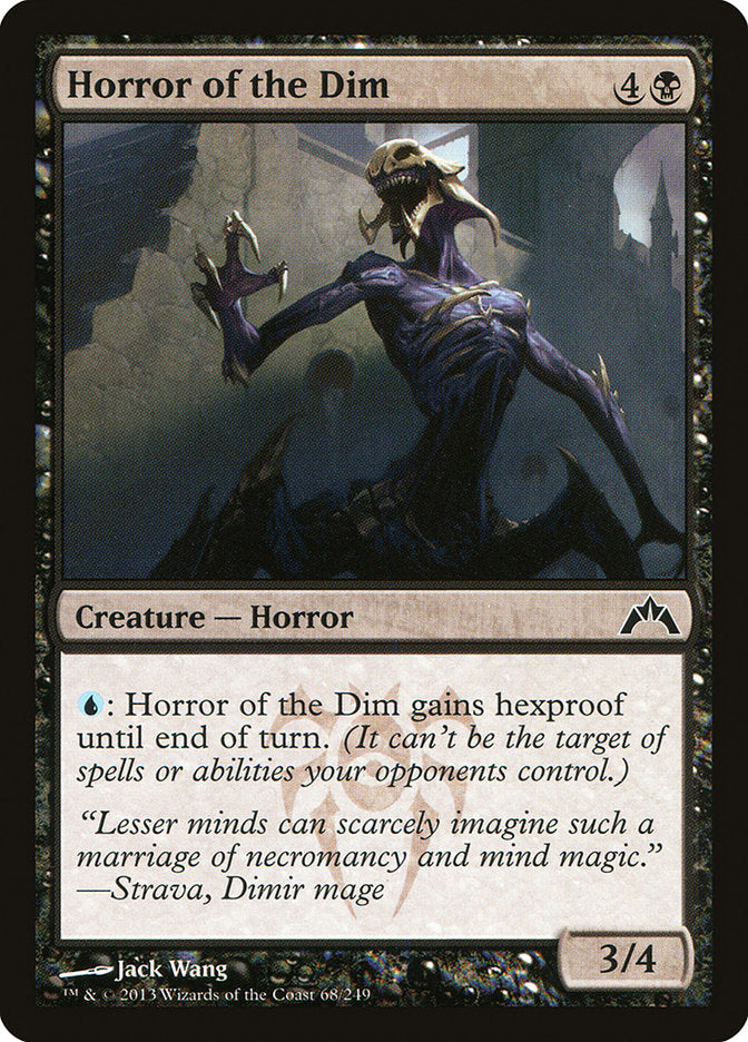 Card Scan of Horror of the Dim | GTC