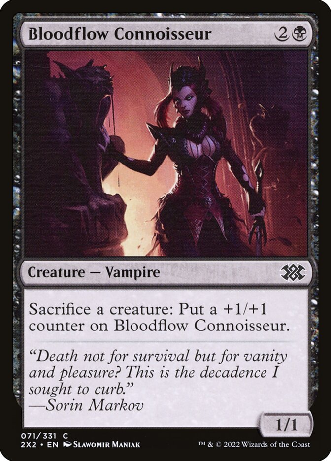 Card Scan of Bloodflow Connoisseur | 2X2