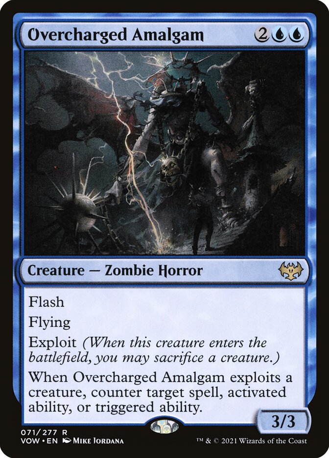 Card Scan of Overcharged Amalgam | VOW