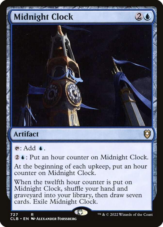 Card Scan of Midnight Clock | CLB