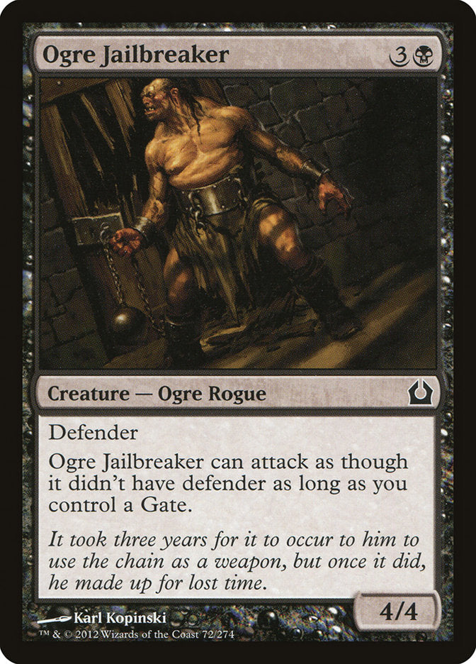 Card Scan of Ogre Jailbreaker | RTR
