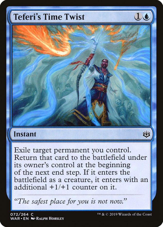 Card Scan of Teferi's Time Twist | WAR