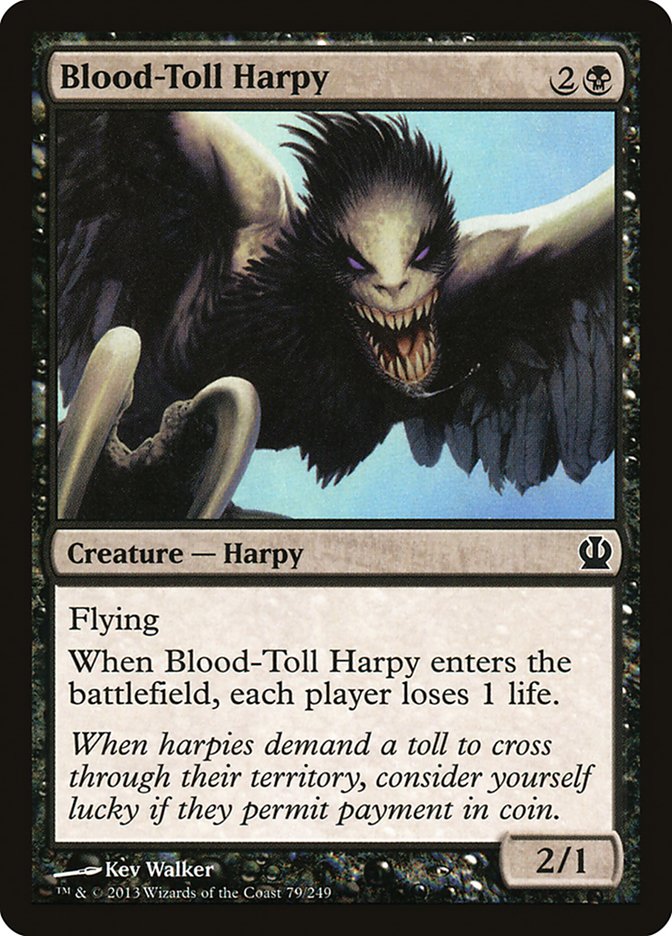 Card Scan of Blood-Toll Harpy | THS