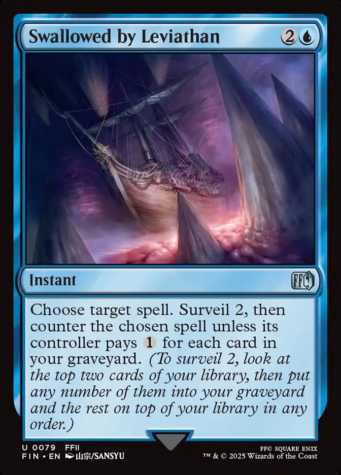 Card Scan of Swallowed by Leviathan | FIN