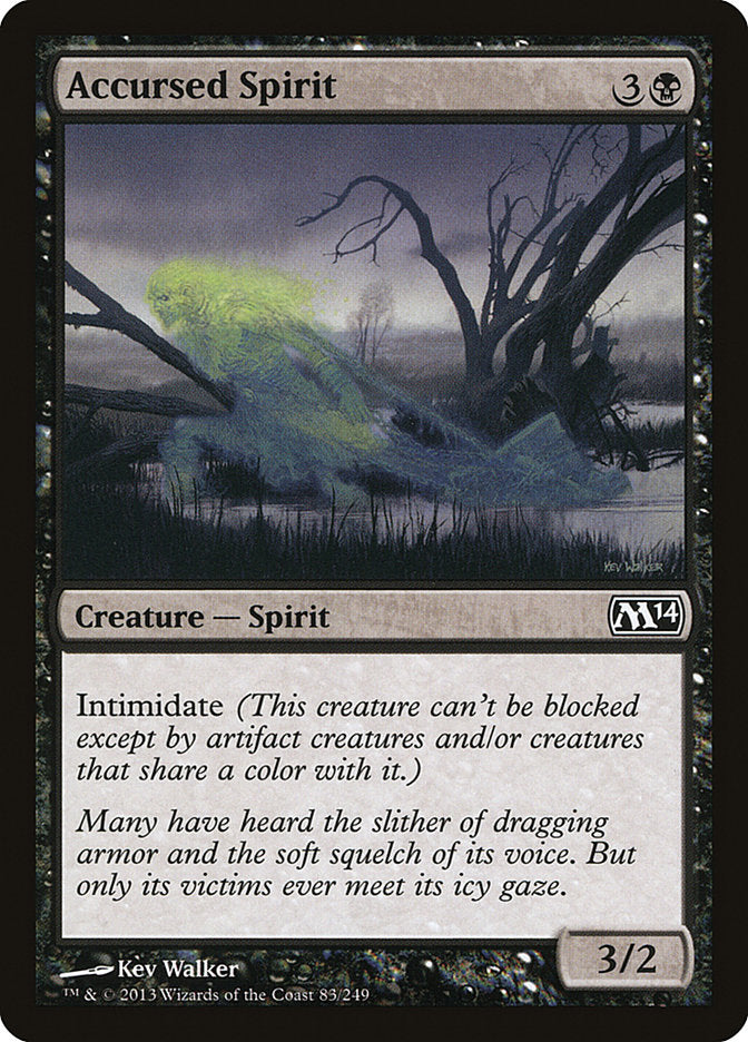 Card Scan of Accursed Spirit | M14