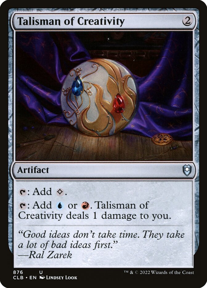 Card Scan of Talisman of Creativity | CLB