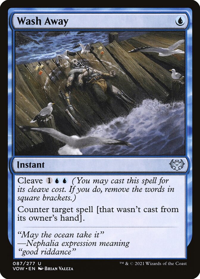 Card Scan of Wash Away | VOW