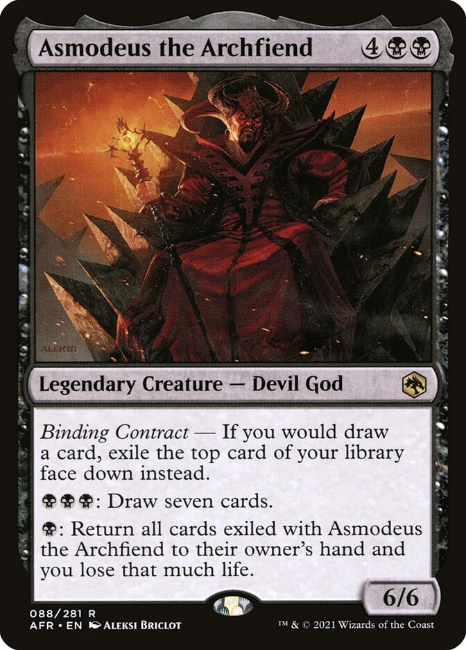 Card Scan of Asmodeus the Archfiend | AFR