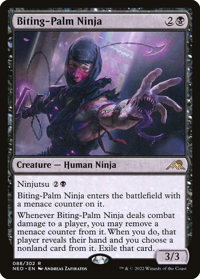 Card Scan of Biting-Palm Ninja | NEO
