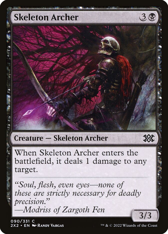 Card Scan of Skeleton Archer | 2X2