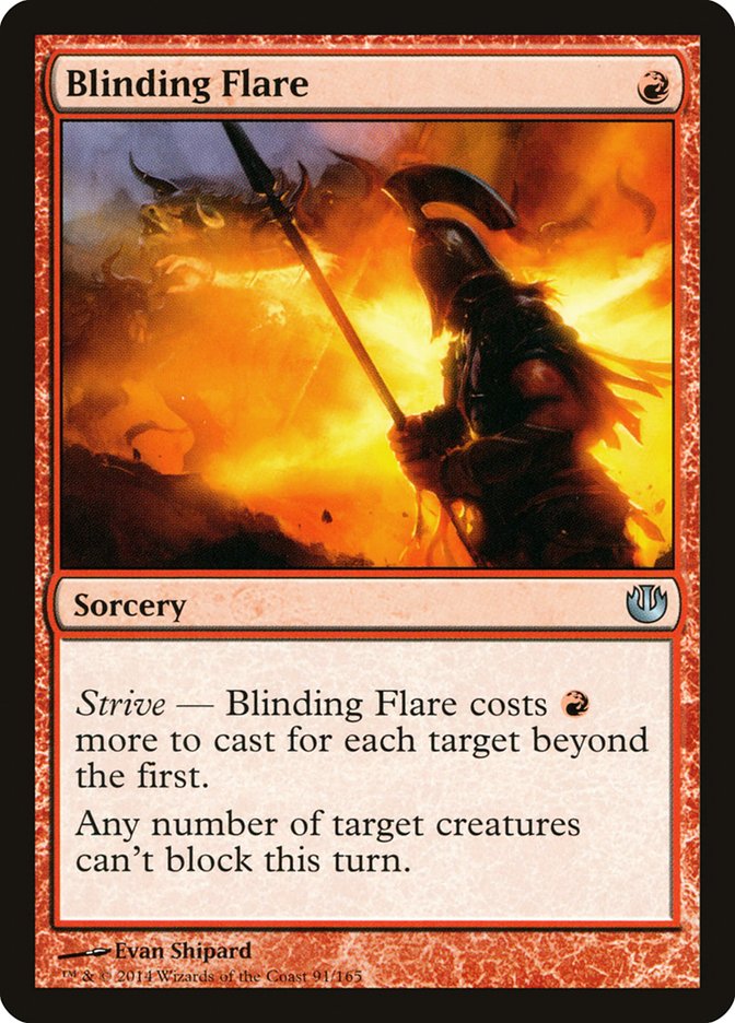 Card Scan of Blinding Flare | JOU
