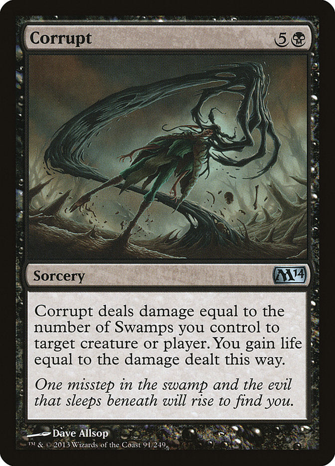 Card Scan of Corrupt | M14