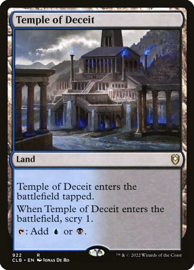 Temple of Deceit | CLB