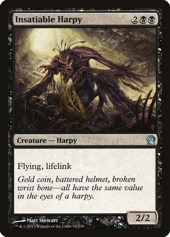 Card Scan of Insatiable Harpy | THS