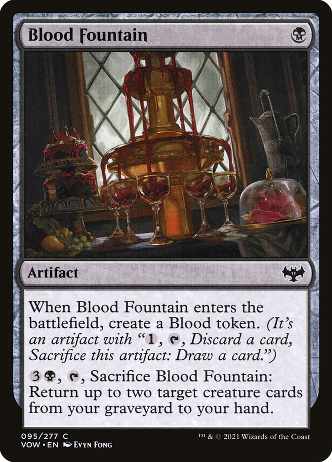 Card Scan of Blood Fountain | VOW