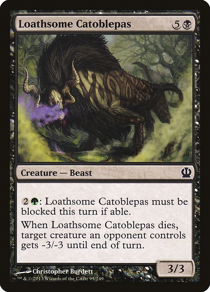 Card Scan of Loathsome Catoblepas | THS