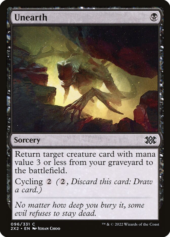 Card Scan of Unearth | 2X2