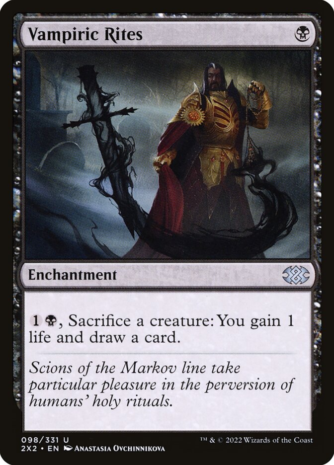 Card Scan of Vampiric Rites | 2X2