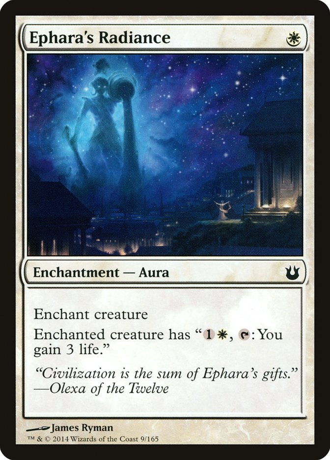 Card Scan of Ephara's Radiance | BNG