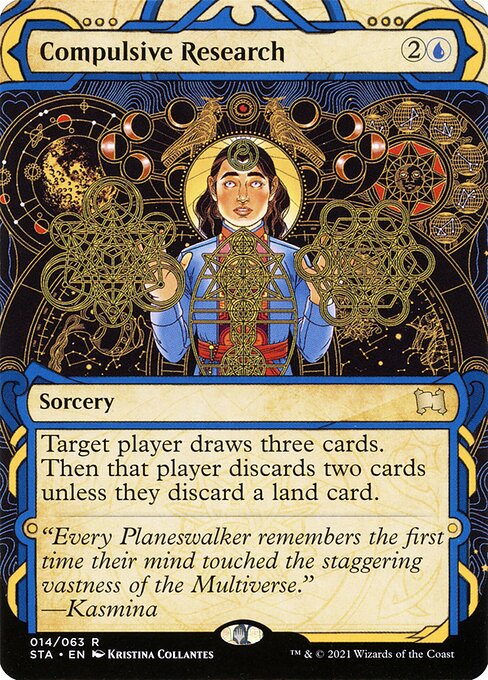 Compulsive Research | STA (Showcase Etched) - Card Scan