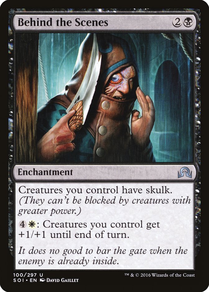 Card Scan of Behind the Scenes | SOI