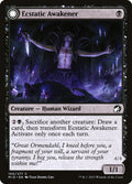 Card Scan of Ecstatic Awakener // Awoken Demon | MID