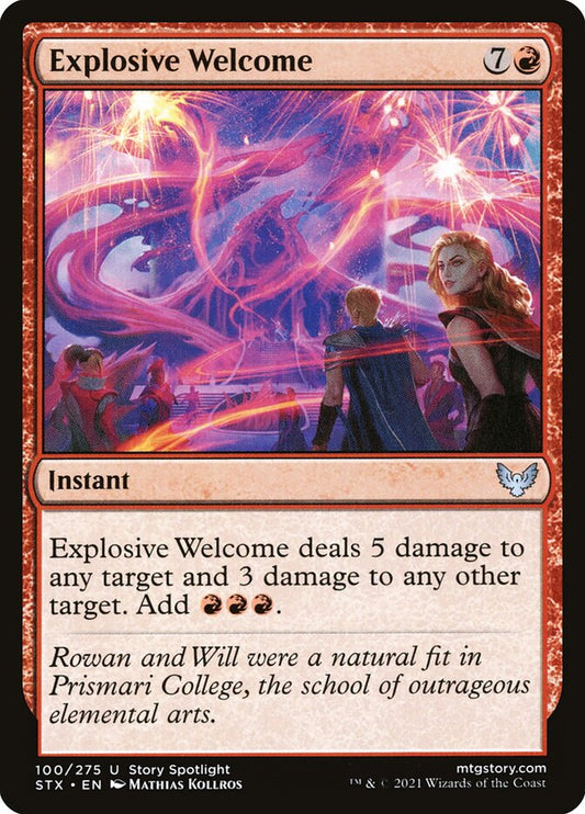 Explosive Welcome | STX