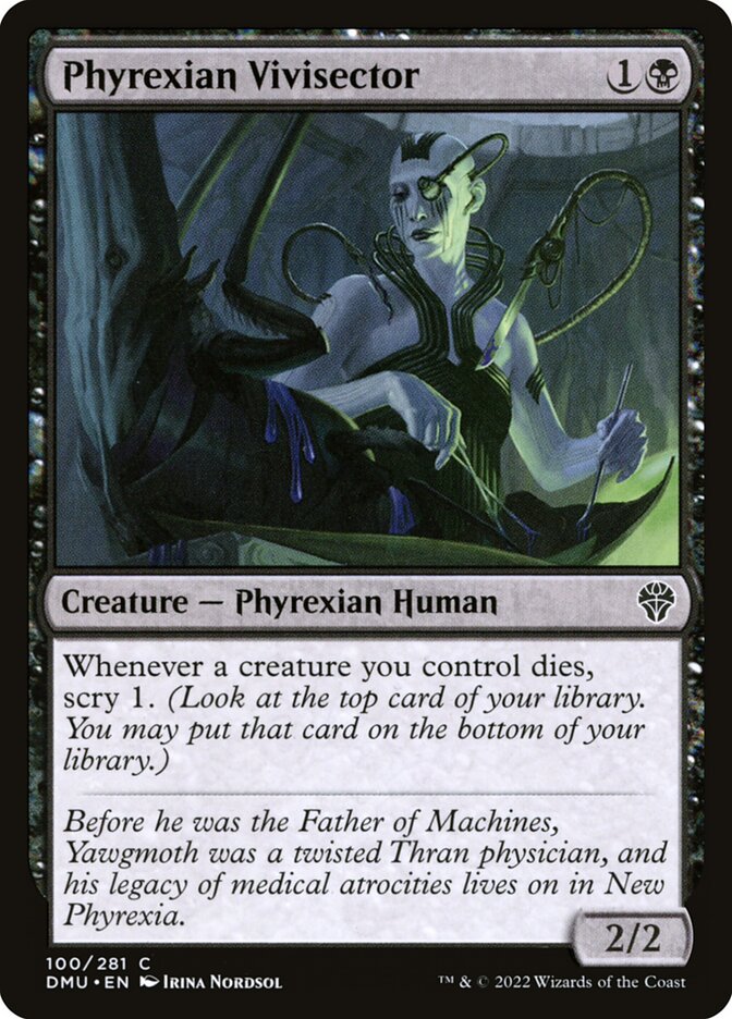 Card Scan of Phyrexian Vivisector | DMU