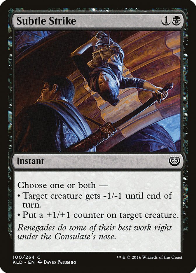 Card Scan of Subtle Strike | KLD